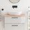 Berkfield Bathroom Countertop 80x60x2 cm Untreated Solid Wood 1