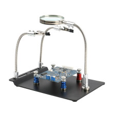 Phone Microscope Accessories Kit with 3X Magnifier Clarity, Magnetic PCB  Jig Board Holder