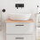 Berkfield Bathroom Countertop Light Brown 60x50x2 cm Treated Solid Wood 1