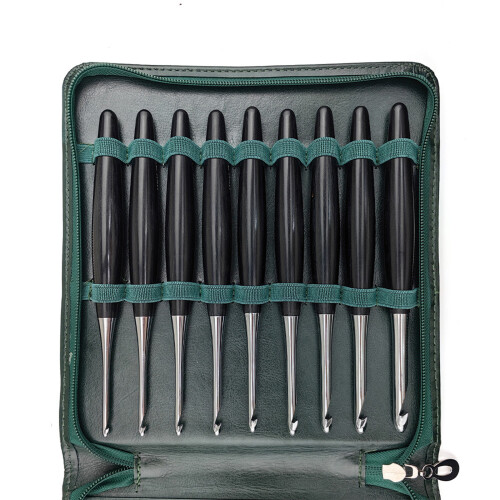 1 Set 3.5mm-8.0mm Crochet Hook Set Ergonomical Crochet Needle