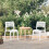 Berkfield Garden Chairs 2 pcs White Polypropylene 1
