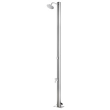 Berkfield Garden Shower 215 cm Stainless Steel