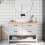 Berkfield Bathroom Countertop Light Brown 120x30x(2-4)cm Treated Solid Wood 1