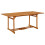 Berkfield Garden Dining Table 180x90x75 cm Solid Acacia Wood 1