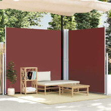 Berkfield Retractable Side Awning Brown 200x600 cm