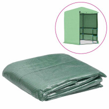 Berkfield Greenhouse Replacement Cover (6.5025 m) 255x255x194 cm Green