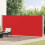 Berkfield Patio Retractable Side Awning 180x600 cm Red 1