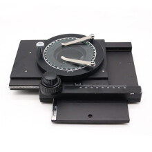 Microscope Accessories Kit with Precision XYZ Movement Stage, 360 Rotatable Platform and Slides