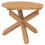 Berkfield Garden Dining Table ò90x75 cm Solid Teak Wood 1