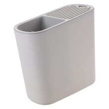 Plastic Kitchen Tool Holder White Utensil Draining Box Cutter Rack