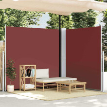 Berkfield Retractable Side Awning Brown 220x600 cm