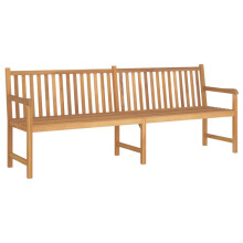 Berkfield Garden Bench 228 cm Solid Teak Wood