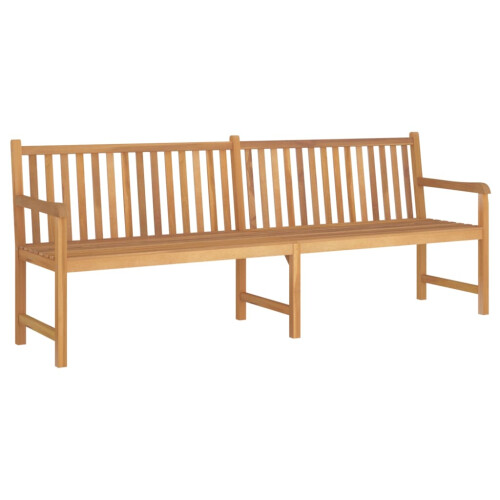 Berkfield Garden Bench 228 cm Solid Teak Wood