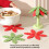 Creative Coconut Tree Heat Resistant Placemat Nonslip-Red 7