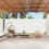Berkfield Retractable Side Awning Cream 220x1000 cm 1