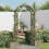 Berkfield Garden Pergola with Planter Grey Solid Firwood 1