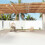 Berkfield Retractable Side Awning Cream 180x1200 cm 1