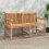 Berkfield Garden Bench 150 cm Solid Teak Wood 1