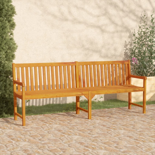 Berkfield Garden Bench 219 cm Solid Acacia Wood
