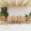 Berkfield 7 Piece Garden Dining Set Solid Wood Teak 1