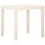 Berkfield Garden Table White 79x65x72 cm Plastic 1