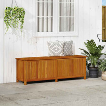 Berkfield Garden Storage Box 175x50x58 cm Solid Acacia Wood