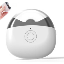 Elektrisk nagelklippare och nagelfil: Automatisk nageltrimmer med LED-ljus, inbyggd förvaring, USB-laddningsbar