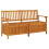 Berkfield Storage Bench 148 cm Solid Wood Acacia 1