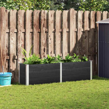 Berkfield Garden Raised Bed 200x50x54 cm WPC Grey