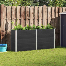 Berkfield Garden Raised Bed 200x50x91 cm WPC Grey