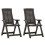 Berkfield Garden Reclining Chairs 2 pcs Plastic Anthracite 1