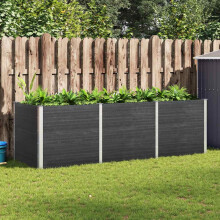 Berkfield Garden Raised Bed 300x100x91 cm WPC Grey
