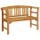 Berkfield Garden Bench 114 cm Solid Acacia Wood 1
