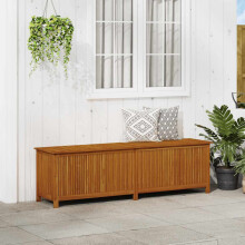 Berkfield Garden Storage Box 200x50x58 cm Solid Acacia Wood