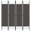 Berkfield 4-Panel Room Divider Anthracite 160x180 cm 1