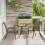 Berkfield Stackable Garden Chairs 2 pcs Brown Textilene Fabric 1