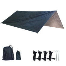 Abri solaire Oxford pour camping en extérieur - Auvent de plage portable, tente légère, imperméable et résistante à l'humidité, idéale pour
