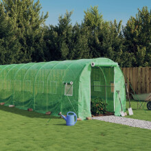 Berkfield Greenhouse with Steel Frame Green 40 m 20x2x2 m