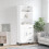 Berkfield Highboard White 69.5x34x180 cm Engineered Wood 1