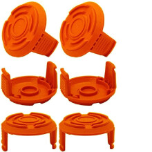 6er-Pack GT Trimmer Ersatzspulenkappen, Unkrautvernichterkappe, Unkrautvernichter-Zubehör für Worx WA6531
