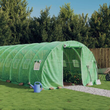 Berkfield Greenhouse with Steel Frame Green 60 m 20x3x2 m