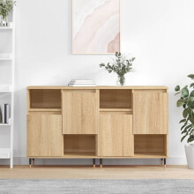 Berkfield Sideboards 2 pcs Sonoma Oak Engineered Wood