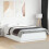 Berkfield Bed Frame without Mattress White 150x200 cm King Size 1