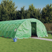 Berkfield Greenhouse with Steel Frame Green 50 m 10x5x2.3 m