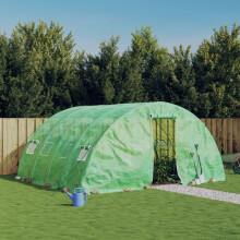 Berkfield Greenhouse with Steel Frame Green 20 m 5x4x2.3 m