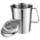 Practical Nonrust Steel Milk Frothing Cup For Lattes-2000ml 1