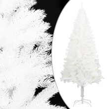 Berkfield Artificial Christmas Tree Lifelike Needles White 150 cm
