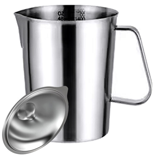Practical Nonrust Steel Kitchen Measuring Cup 4 Size-1500ml