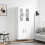 Berkfield Highboard White 69.5x34x180 cm Engineered Wood 1