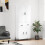Berkfield Highboard White 69.5x34x180 cm Engineered Wood 1